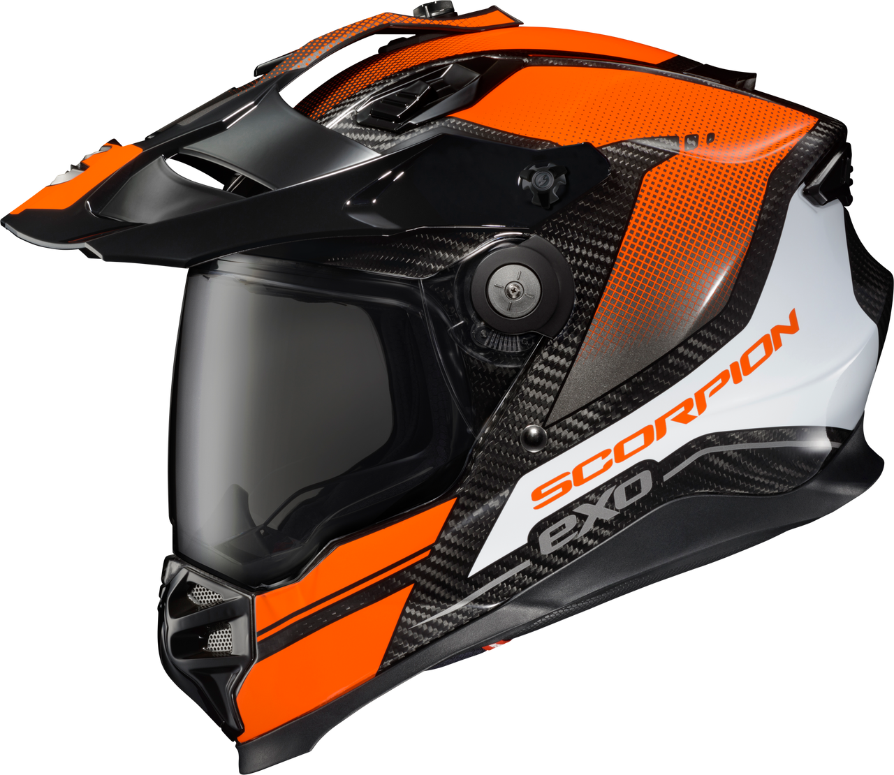 Scorpion Exo;Xt9000 Carbon Full-Face Helmet Trailhead Orange Lg Scorpion Exo;Xt9000 Carbon Full-Face Helmet Trailhead Orange Lg