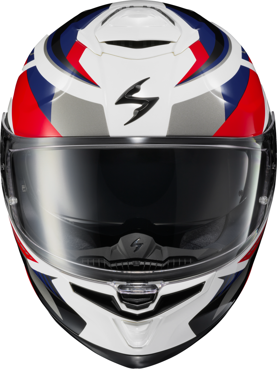 Scorpion Exo;Exo-Eclipse Full Face Helmet Lunar White/Red/Blue Lg Scorpion Exo;Exo-Eclipse Full Face Helmet Lunar White/Red/Blue Lg