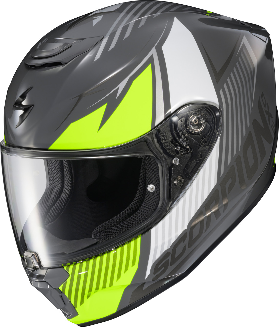 Scorpion Exo;Exo-R330 Full-Face Helmet Hawker Hi-Viz Md