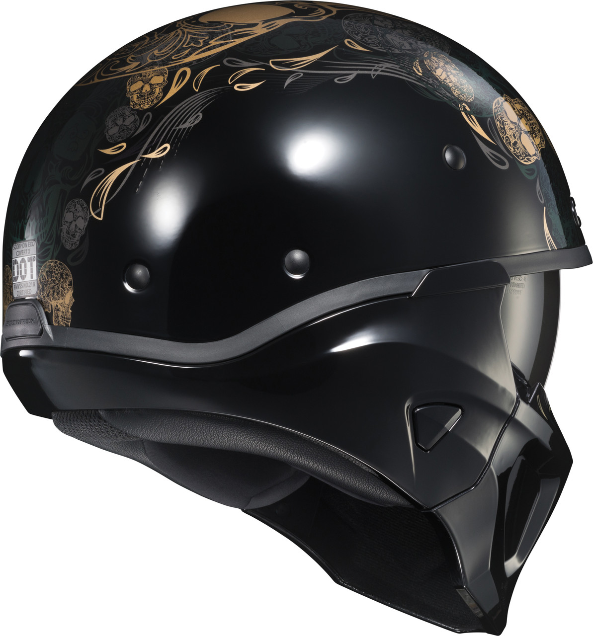 Scorpion Exo;Covert X Open-Face Helmet Kalavera Md Scorpion Exo;Covert X Open-Face Helmet Kalavera Md