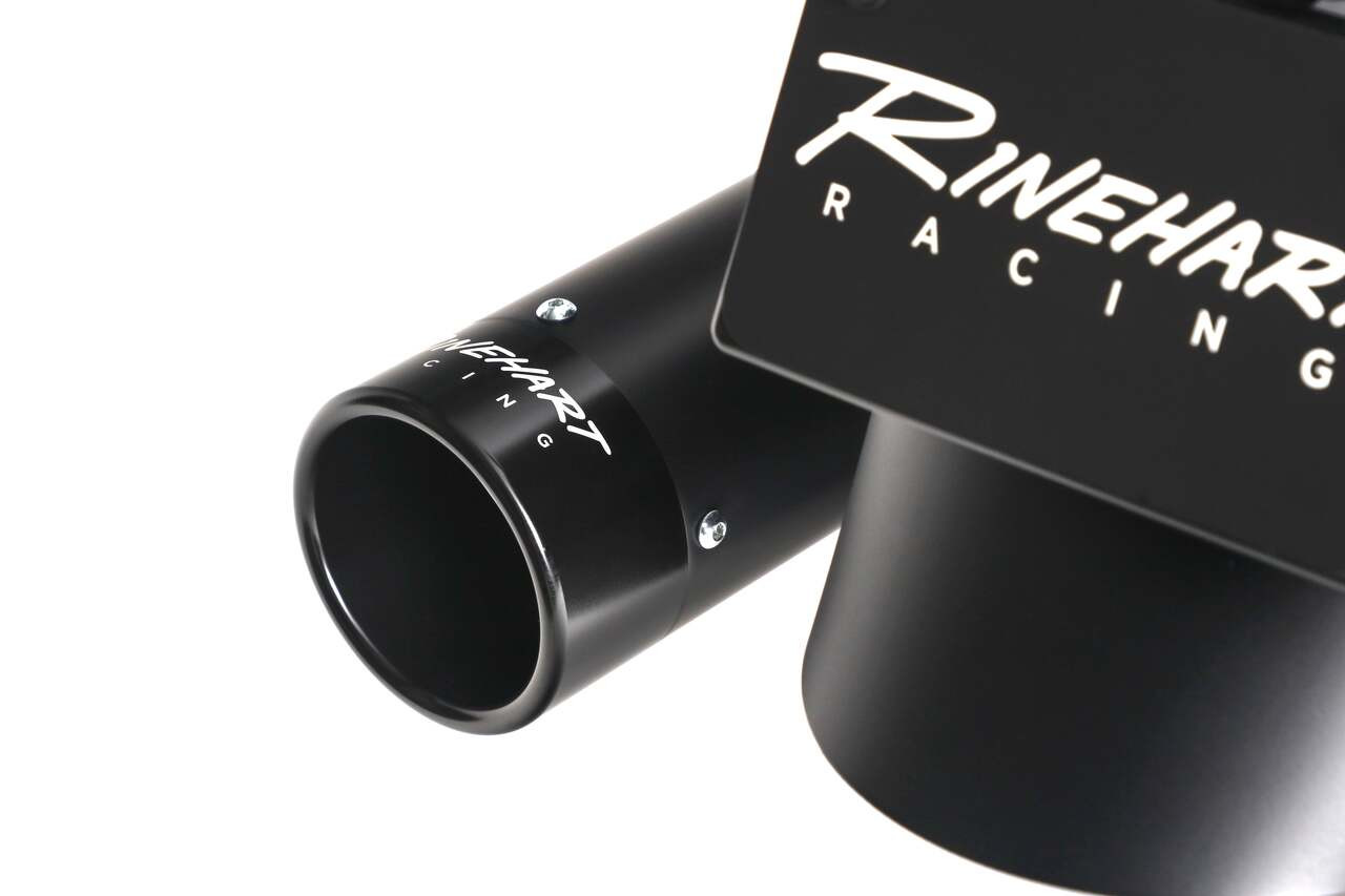 Rinehart Racing 500-0562C - 4" DBX40 Slip-On Exhaust For Indian - 2014-Later / Chrome with Chrome End Caps