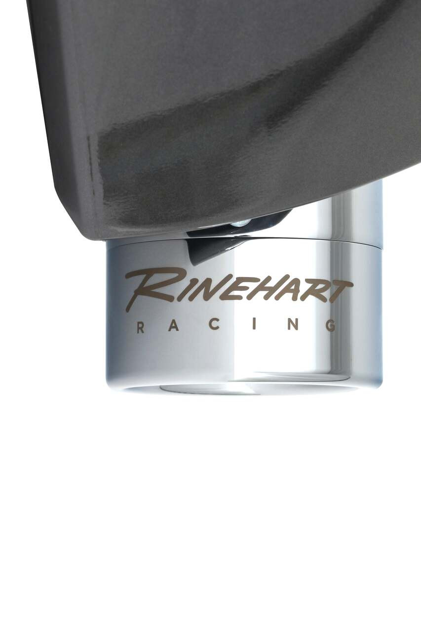 Rinehart Racing 500-0563 - 4" DBX40 Slip-On Exhaust For Indian - 2014-Later / Black with Black End Caps