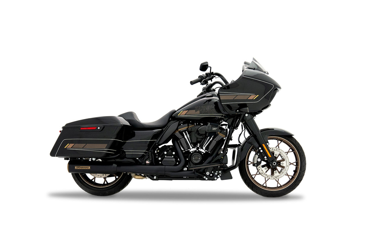 Rinehart Racing 500-1103 - 4.5" HP45 Slip-On Muffler For Harley Touring - Midnight