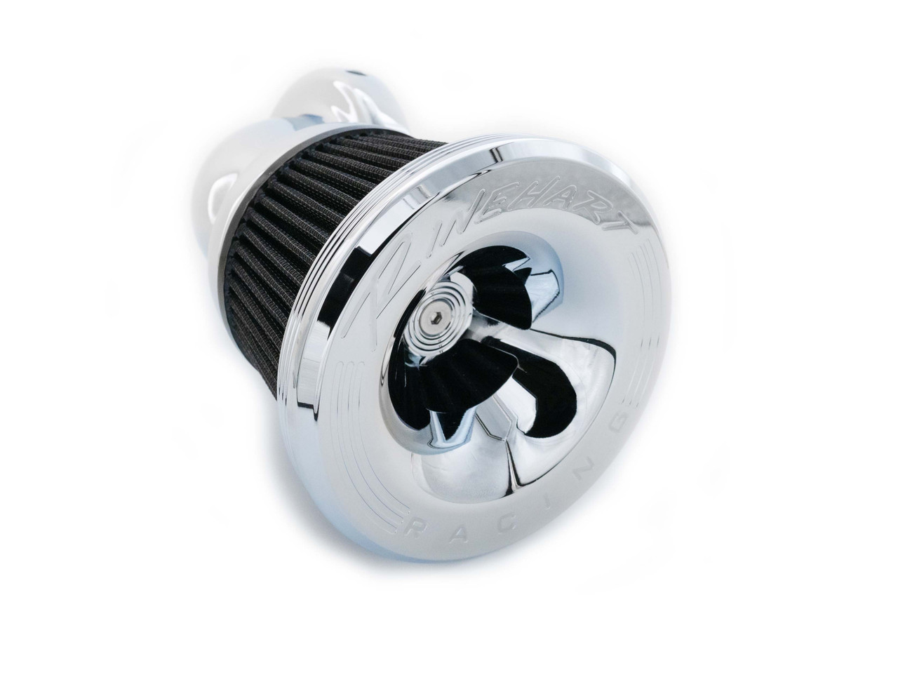 Rinehart Racing 910-1100C - MOTO Series 90° Velocity Air Cleaner - 2017-2023 M8 Touring & 2018 M8 Softail / Chrome