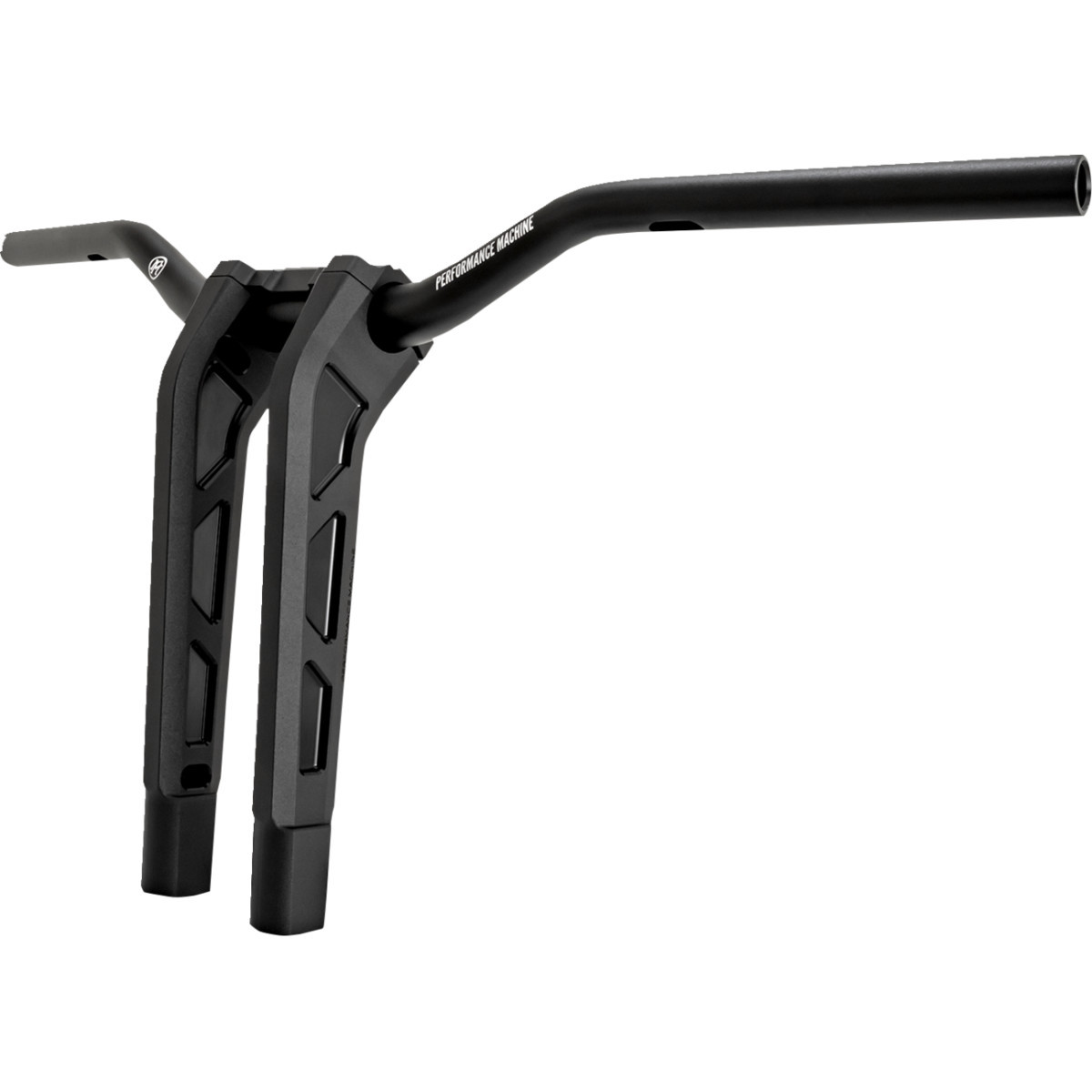 Performance Machine (PM) #0208-2197M-SMB - Phatbar & Riser Kit - Internal Wiring - 11-1/2" - Black Ops