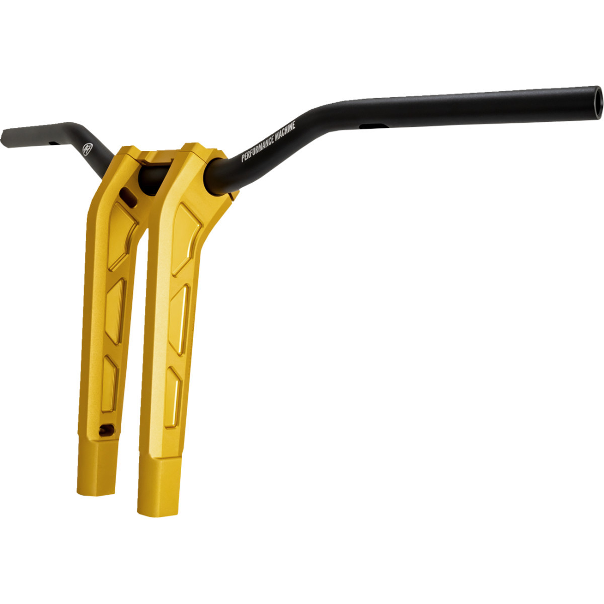 Performance Machine (PM) #0208-2197M-SMG - Phatbar & Riser Kit - Internal Wiring - 11-1/2" - Gold Ops