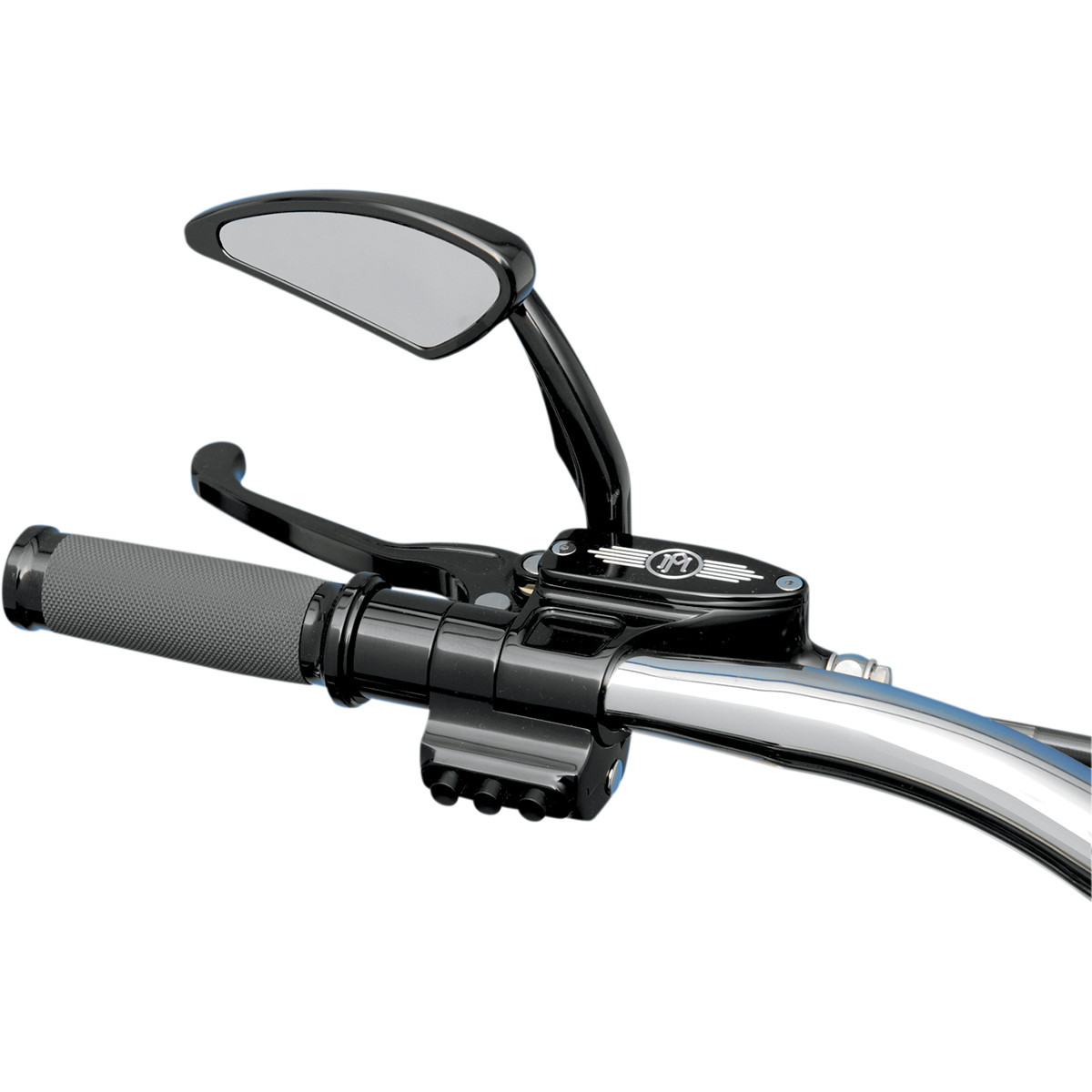 Performance Machine (PM) #0062-2033-B - Contour Billet Handlebar Switch - Left Side - Three Button - Hydraulic Clutch - Black