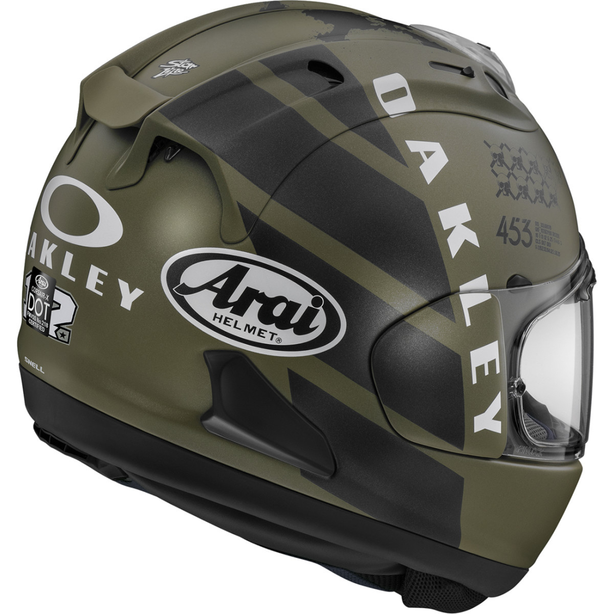 Arai Helmets #0101-17640 - Corsair-X Helmet - MVK Oakley - XL
