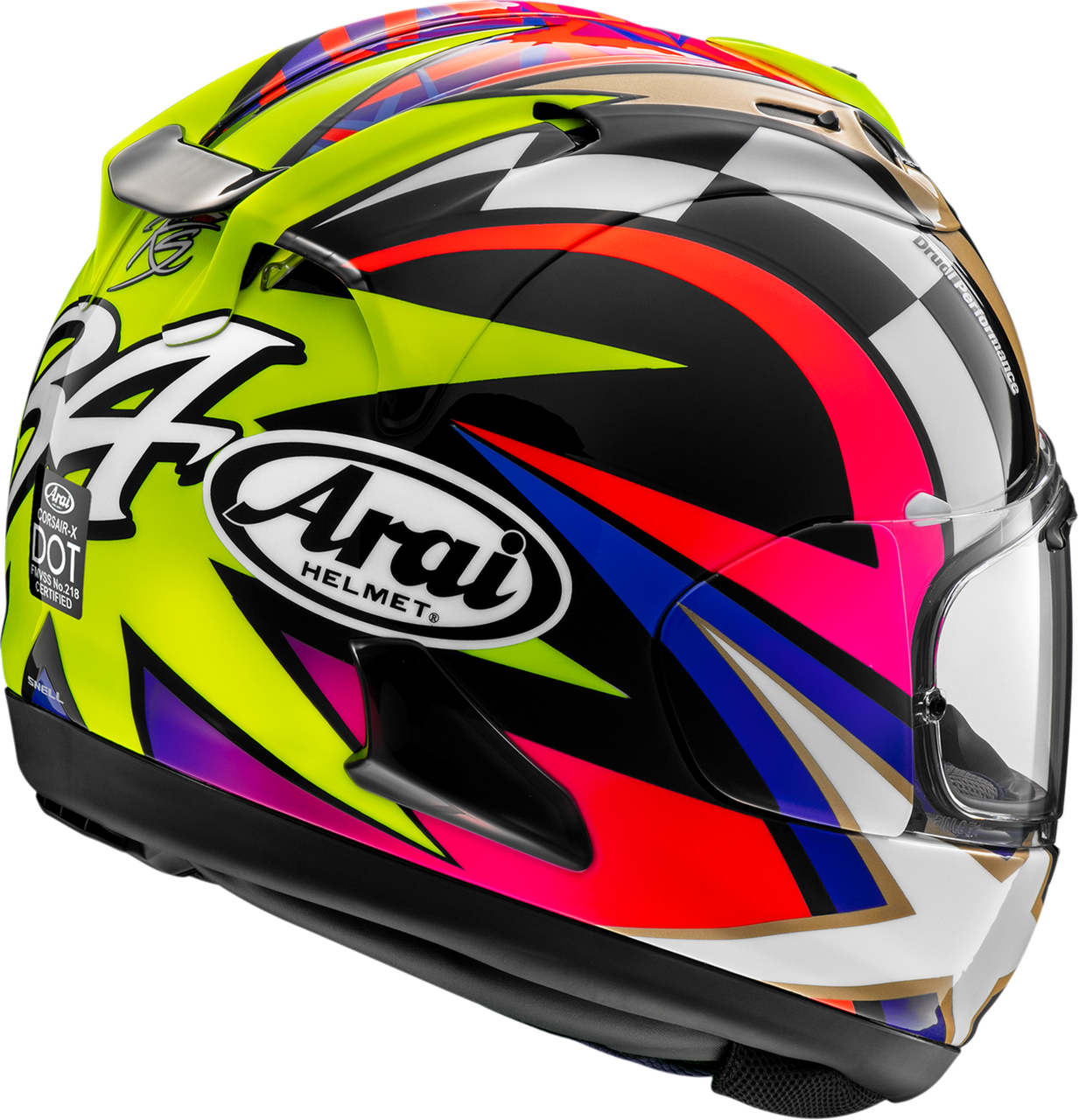 Arai Helmets #0101-17592 - Corsair-X Helmet - Schwantz 30th Anniversary - 2XL