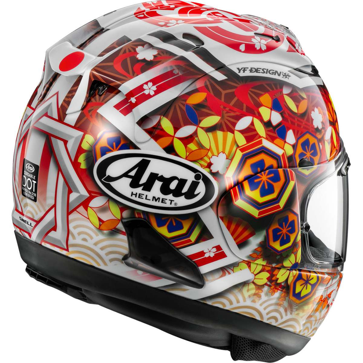 Arai Helmets #0101-18307 - Corsair-X Helmet - Nakagami-4 - XS