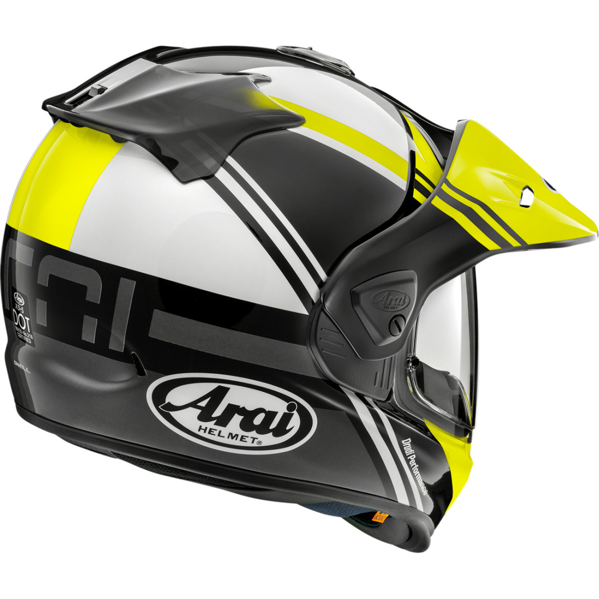 Arai Helmets #0140-0327 - XD-5 Helmet - Cosmic - Fluorescent Yellow - Small