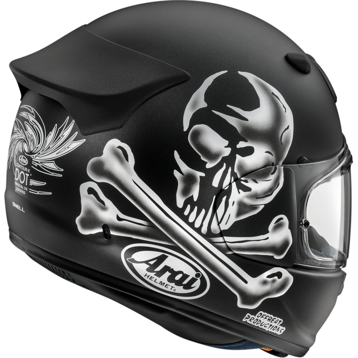 Arai Helmets #0101-16678 - Contour-X Helmet - Jolly Roger - 2XL