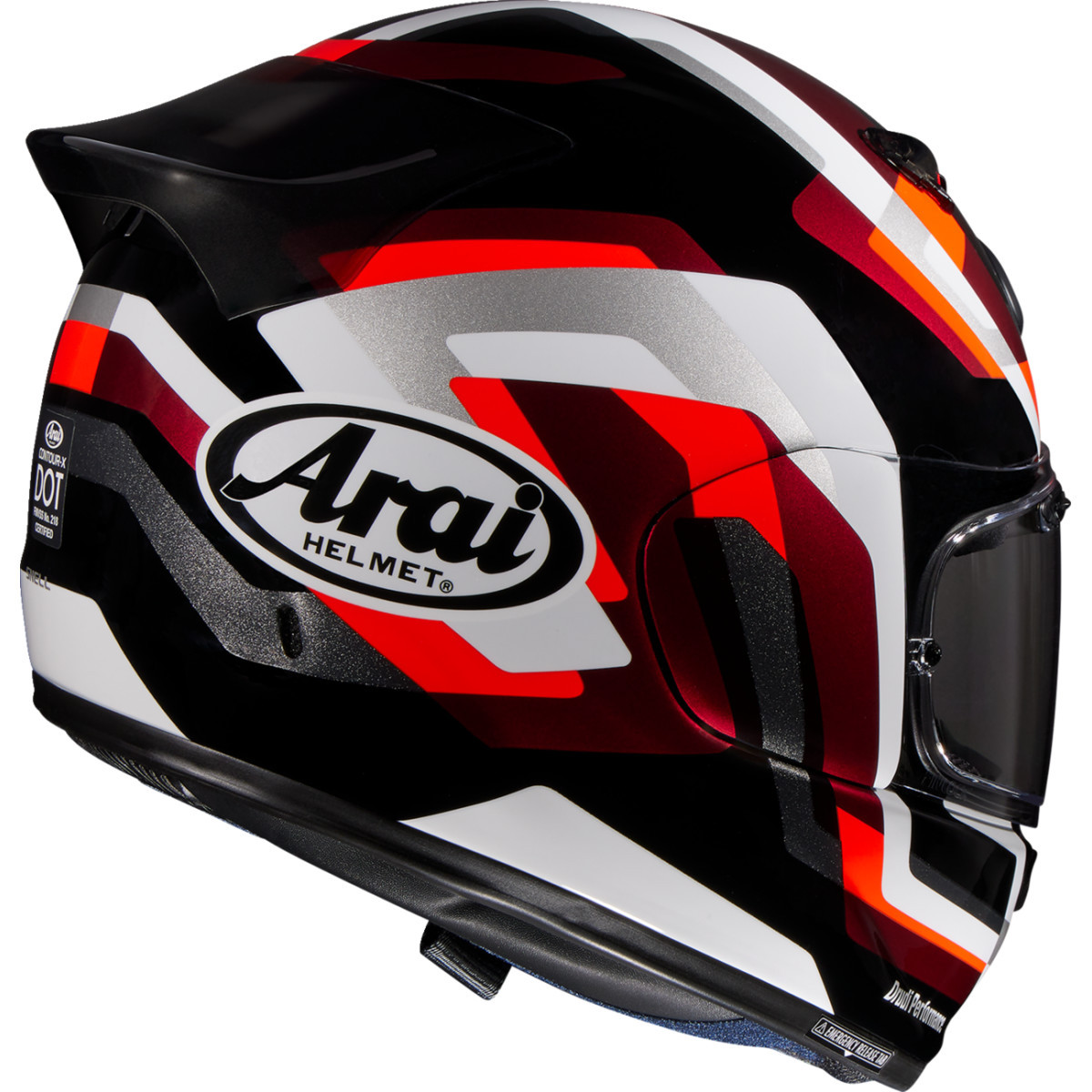 Arai Helmets #0101-16072 - Contour-X Helmet - Snake - Red - 2XL