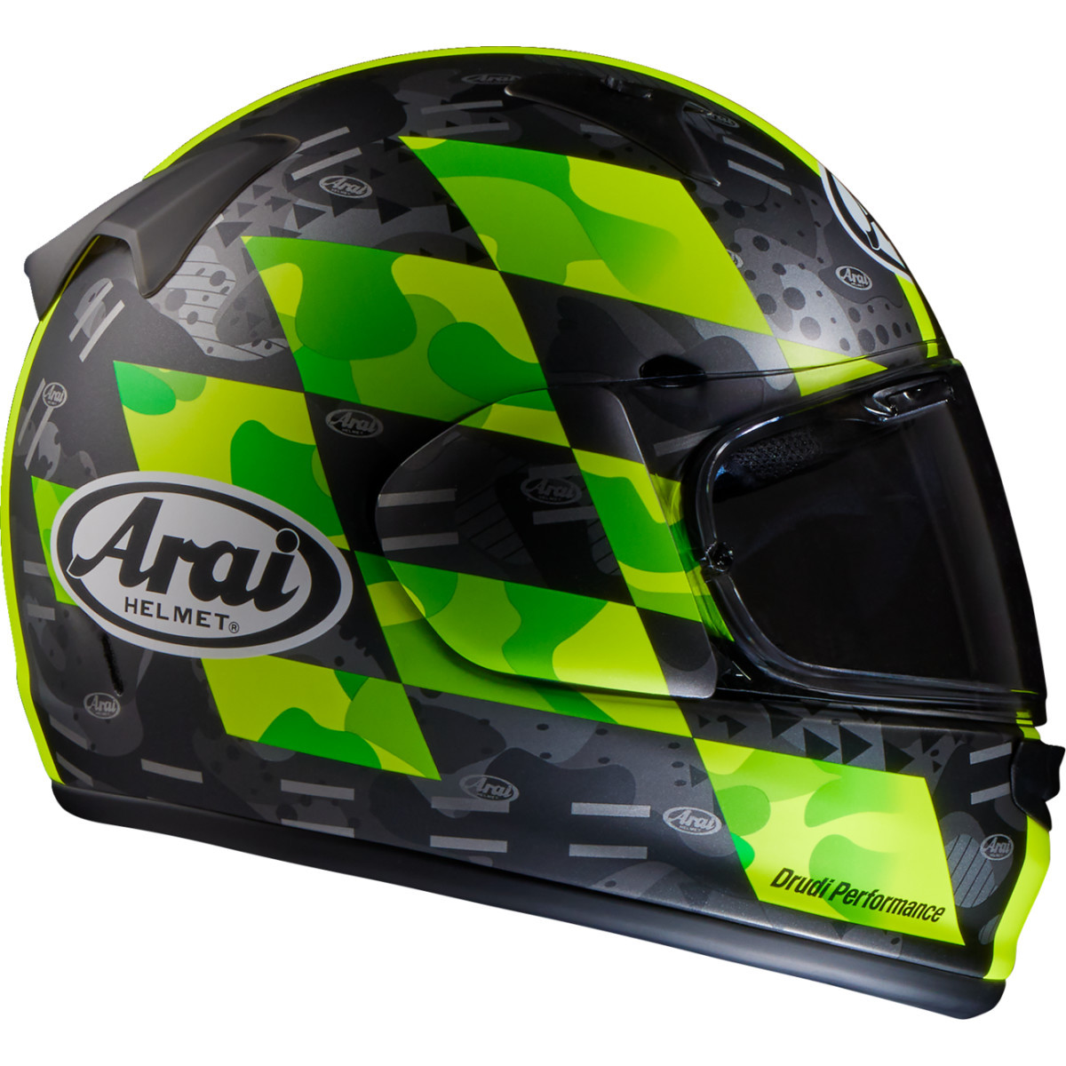 Arai Helmets #0101-15827 - Regent-X Helmet - Patch - Yellow Frost - XS
