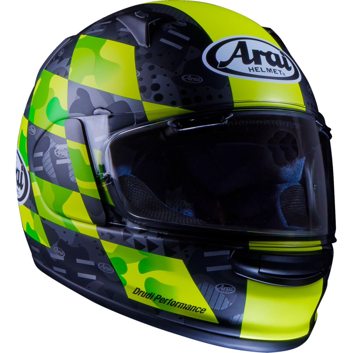Arai Helmets #0101-15831 - Regent-X Helmet - Patch - Yellow Frost - XL