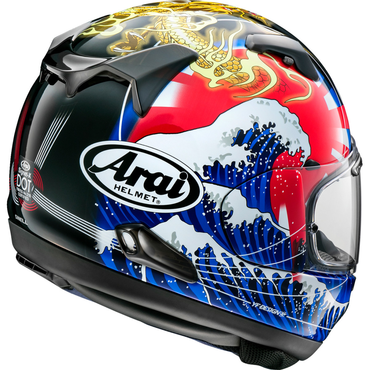 Arai Helmets #0101-15964 - Signet-X Helmet - Oriental 2 - 2XL
