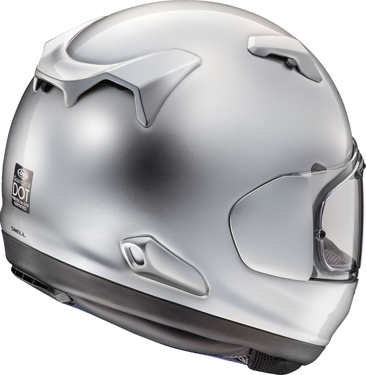 Arai Helmets #0101-15716 - Quantum-X Helmet - Aluminum Silver - XL
