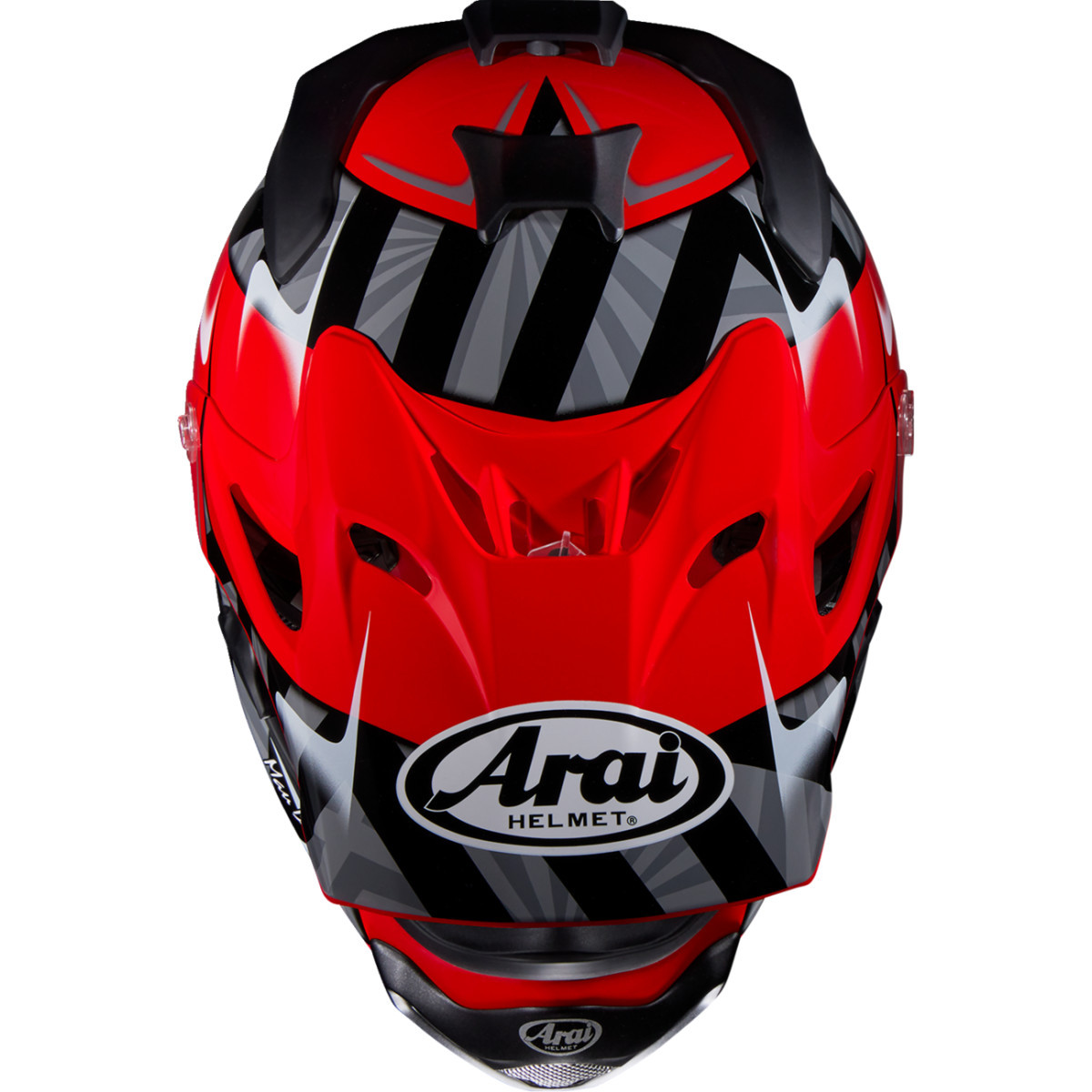 Arai Helmets #0110-8191 - VX-Pro4 Helmet - Scoop - Red - XS