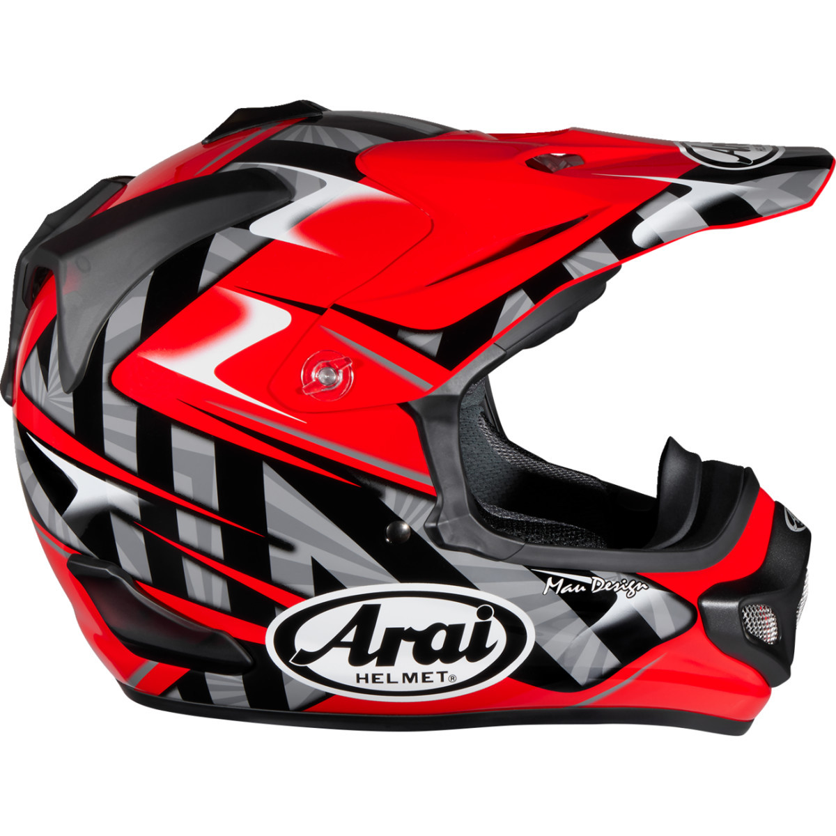 Arai Helmets #0110-8192 - VX-Pro4 Helmet - Scoop - Red - Small