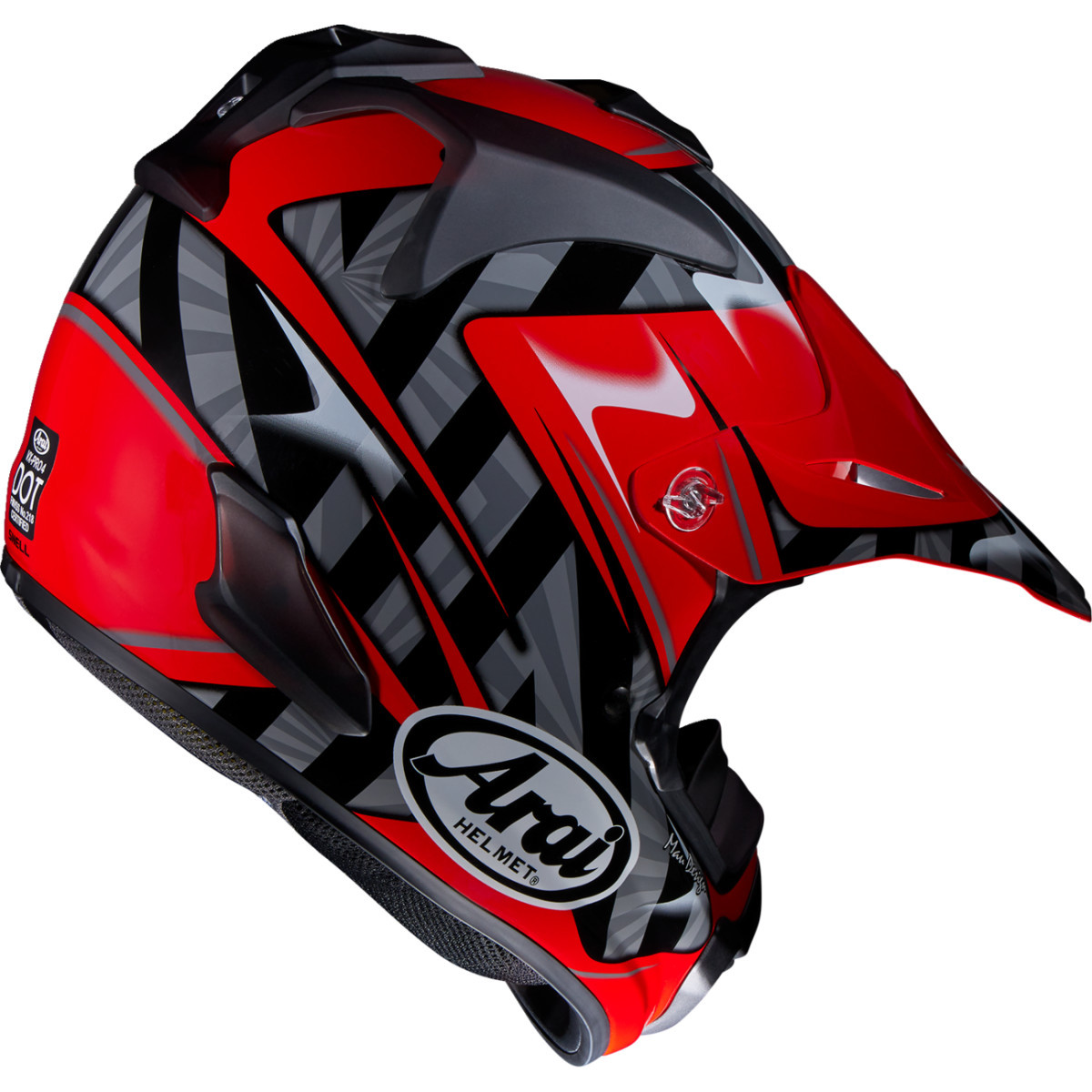 Arai Helmets #0110-8192 - VX-Pro4 Helmet - Scoop - Red - Small