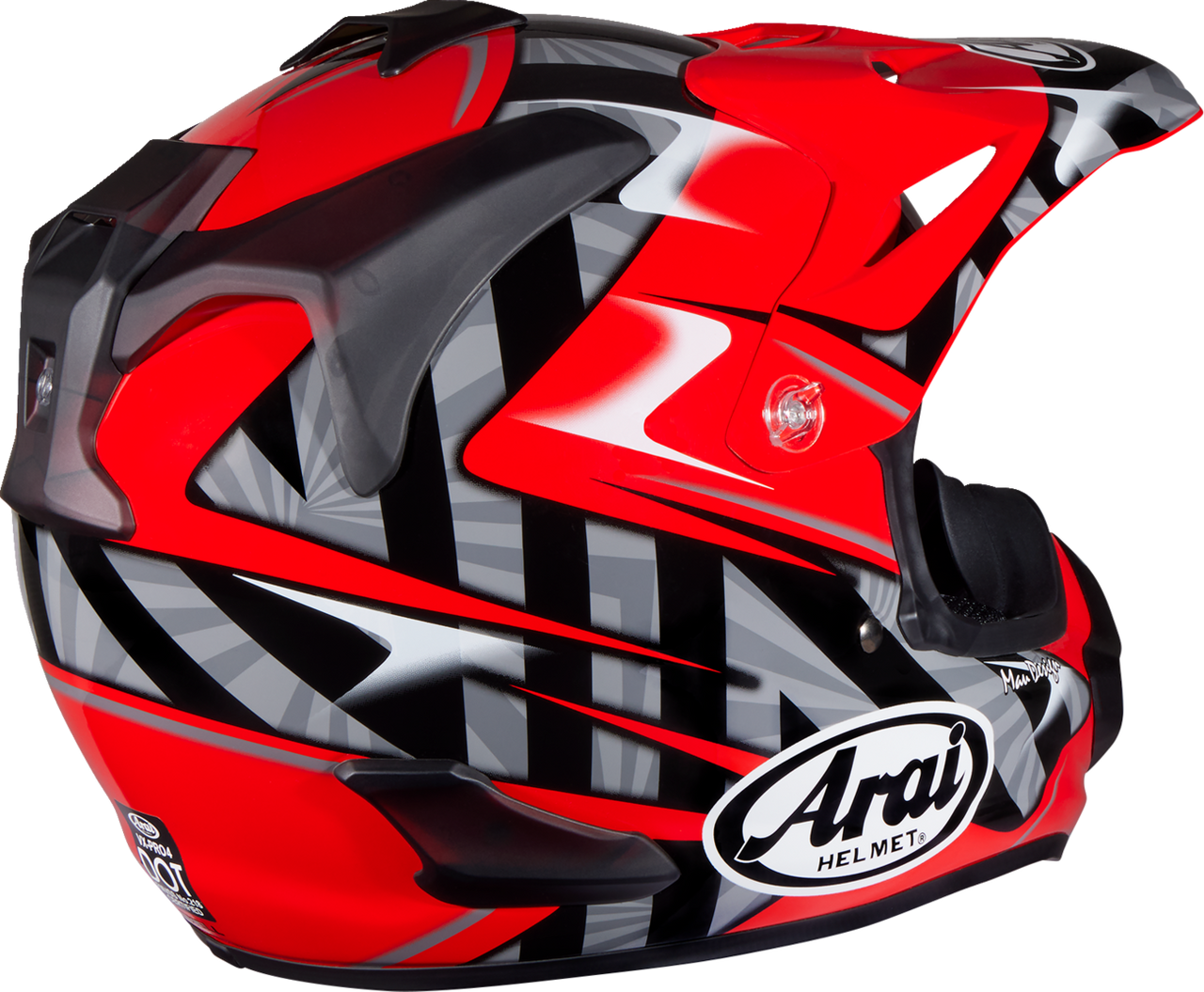 Arai Helmets #0110-8194 - VX-Pro4 Helmet - Scoop - Red - Large