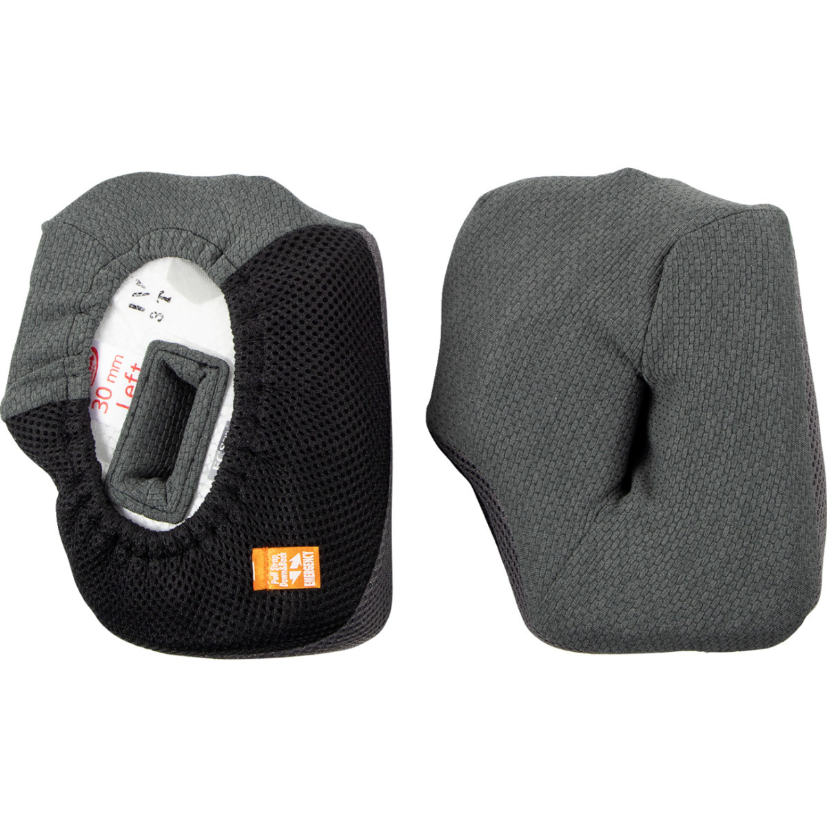 Arai Helmets #05-5419 - VX-Pro4 Cheek Pads - Gray - 30 mm