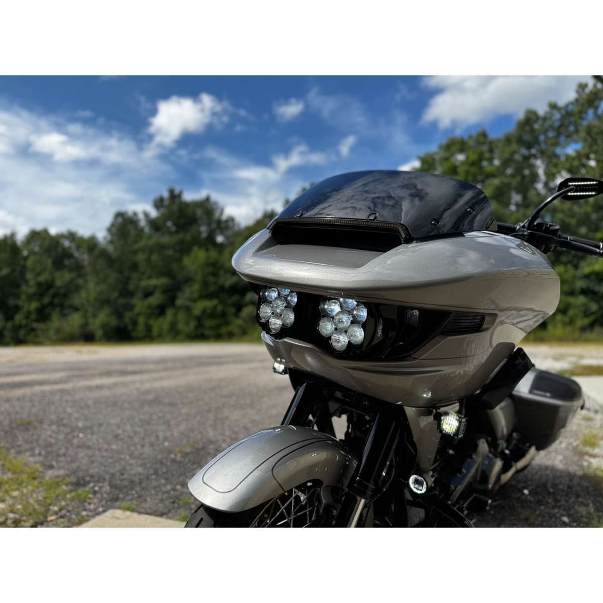 Custom Dynamics #SD2-23-RG-WW - Shark Demon® 2 Headlight Light - w/ Speed Plates