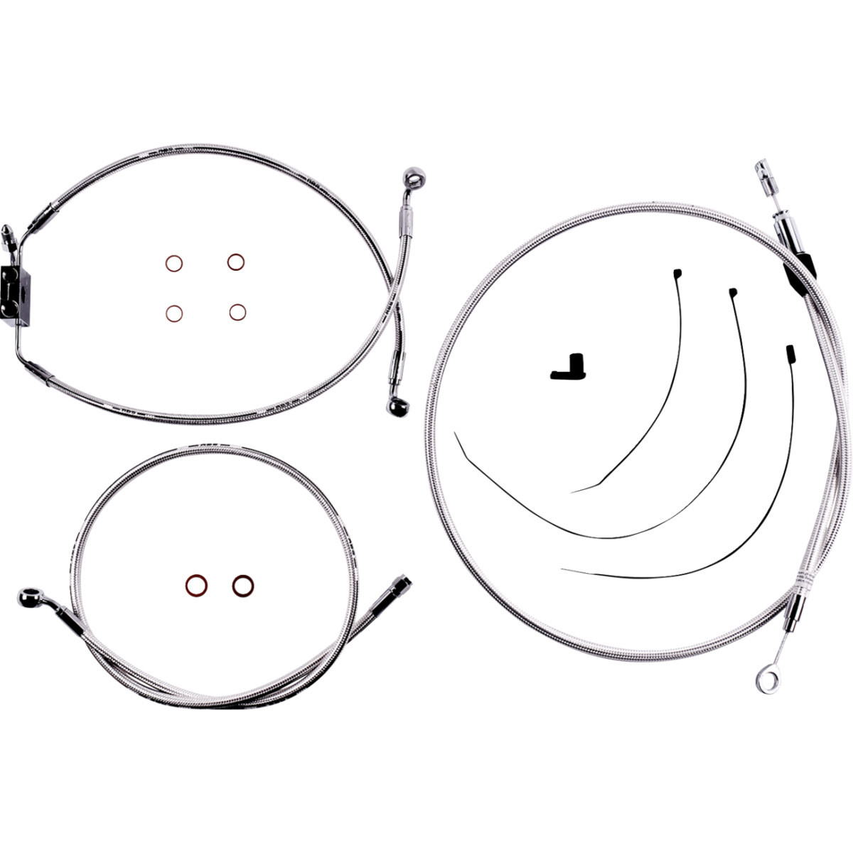 Magnum Shielding #3871125 - Sterling Chromite II® Designer Handlebar Installation Kit - 10" - FXLR/FXFB/S