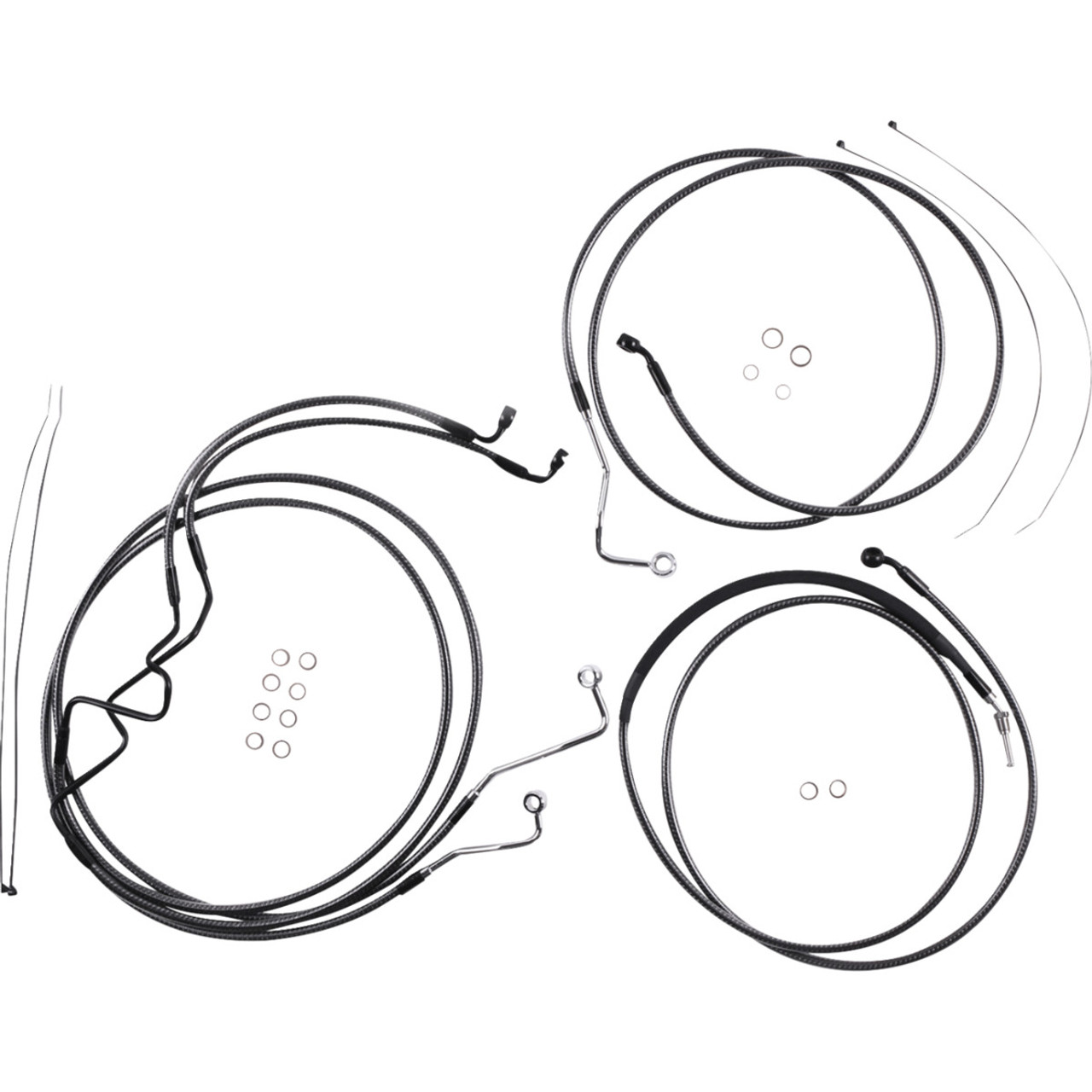 Magnum Shielding #787925 - KARBONFIBR Designer Handlebar Installation Kit - 10" - '17-'20 FLHR