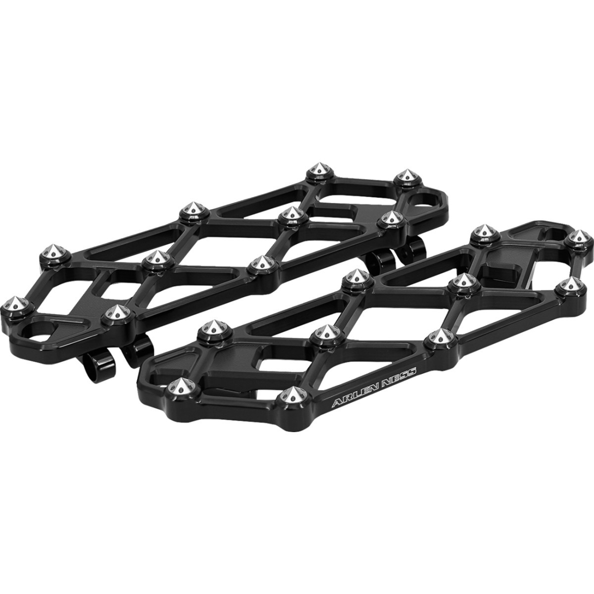 Arlen Ness #410-053 - Diamond Floorboards - Driver - Black