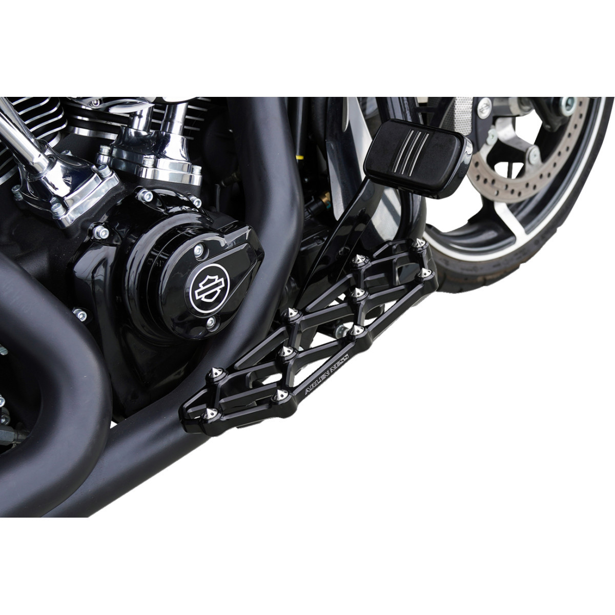 Arlen Ness #410-053 - Diamond Floorboards - Driver - Black