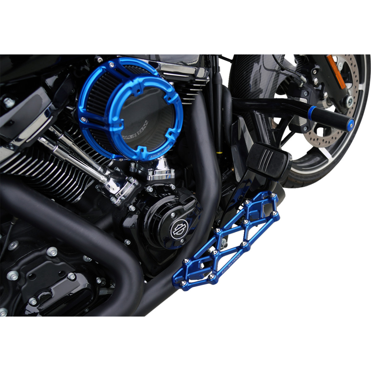 Arlen Ness #410-055 - Diamond Floorboards - Driver - Blue