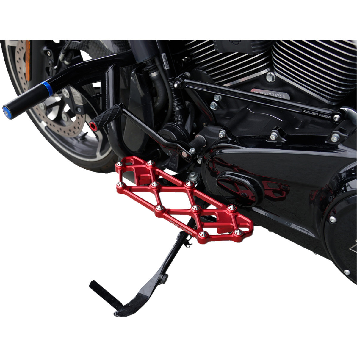 Arlen Ness #410-057 - Diamond Floorboards - Driver - Red