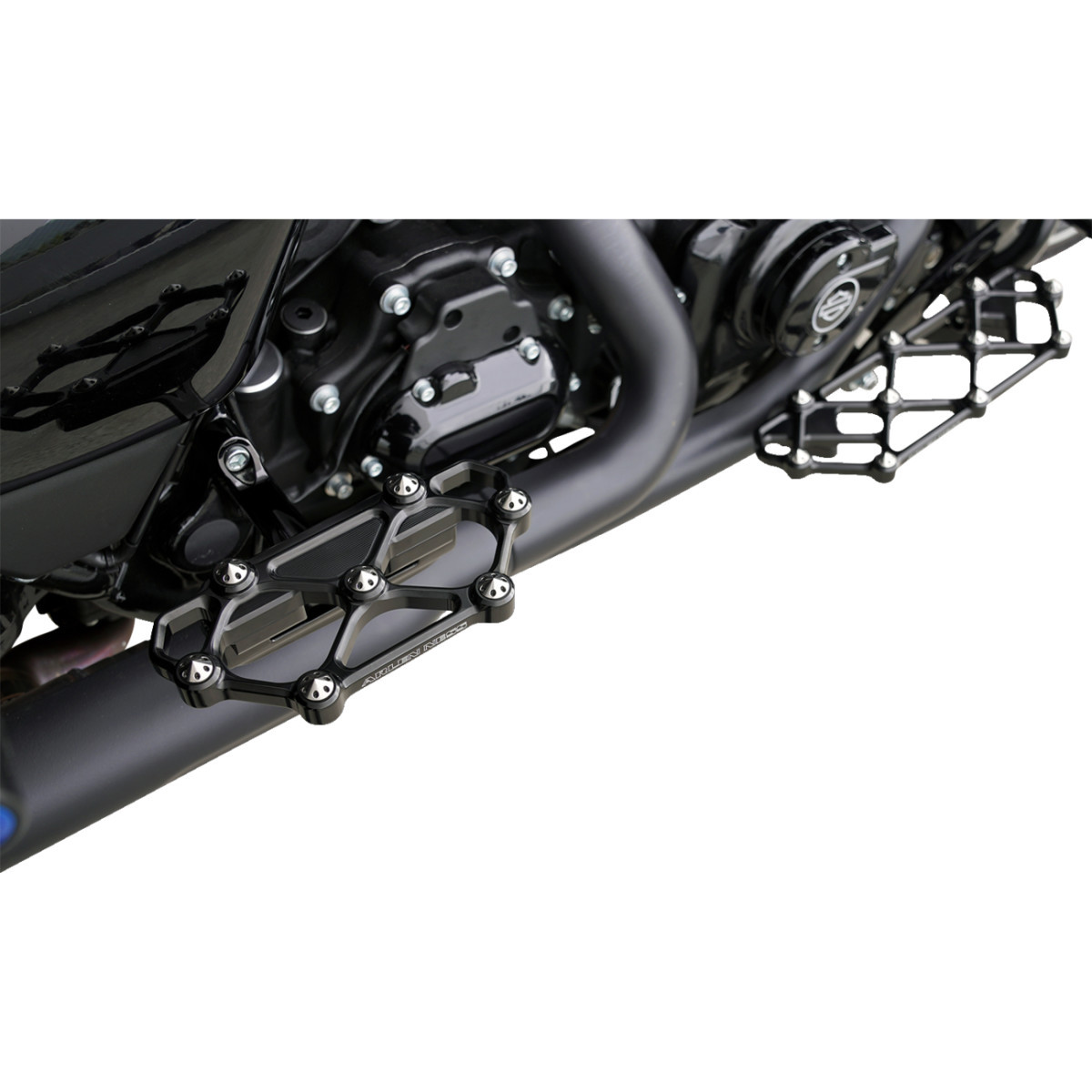 Arlen Ness #410-058 - Diamond Floorboards - Passenger - Black