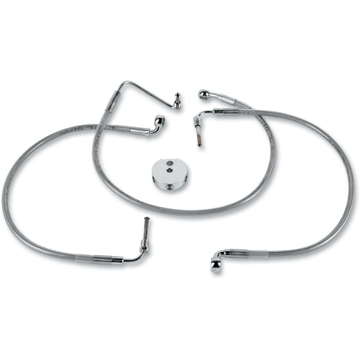 Drag Specialties - Brake Line - Front - Stainless Steel