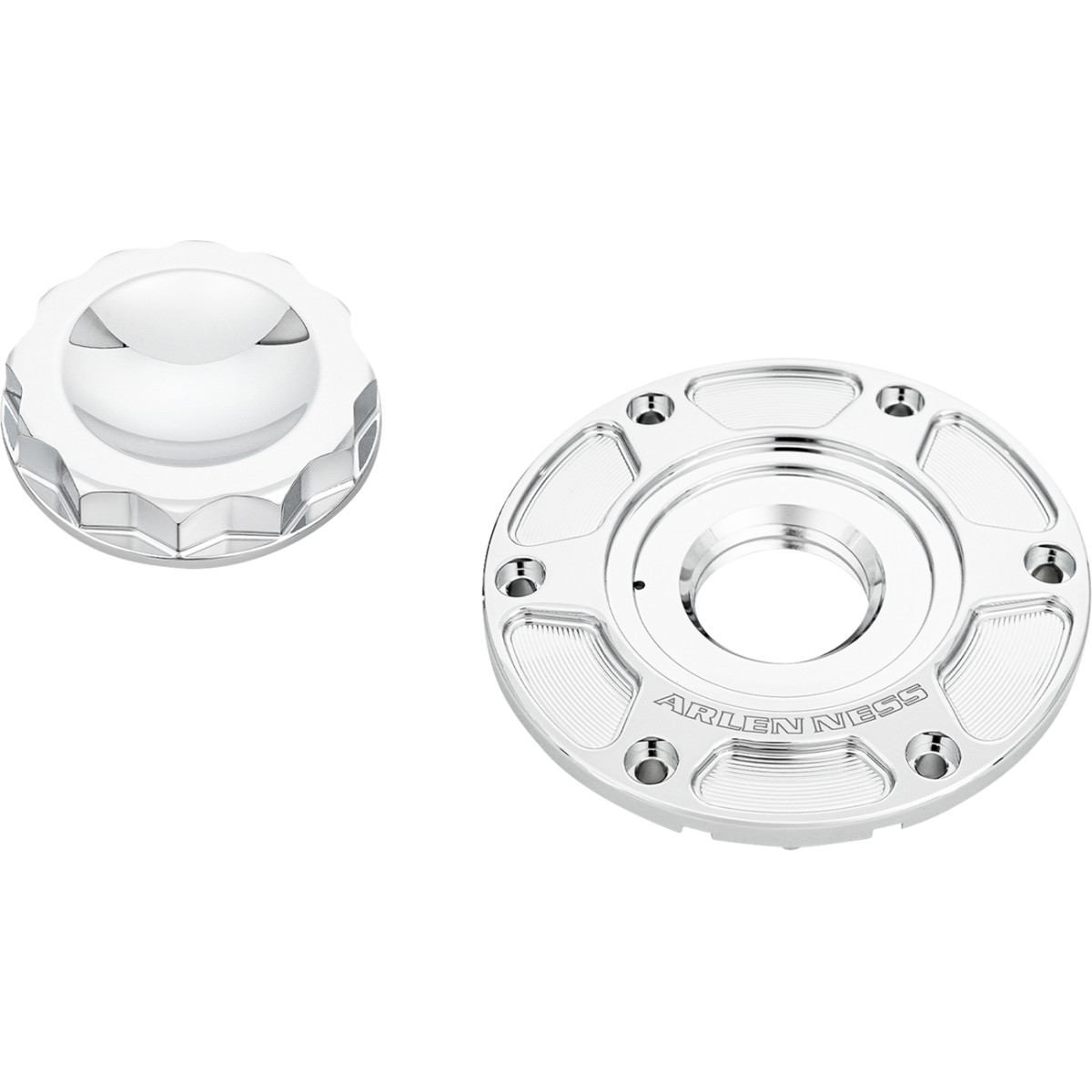Arlen Ness #701-014 - 12 Point Gas Cap - Chrome