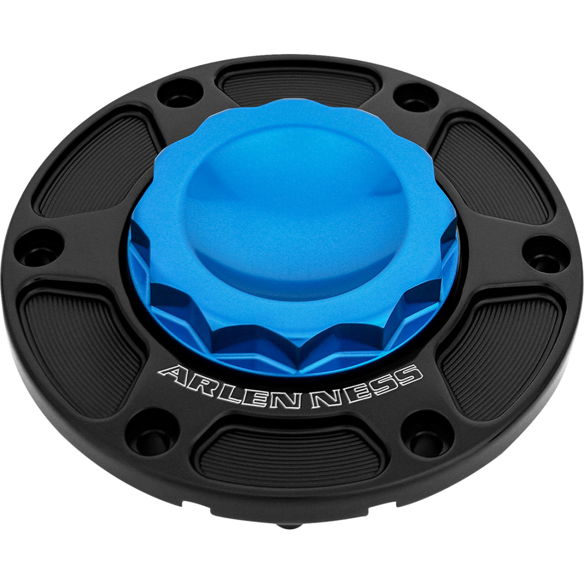 Arlen Ness #701-015 - 12 Point Gas Cap - Blue