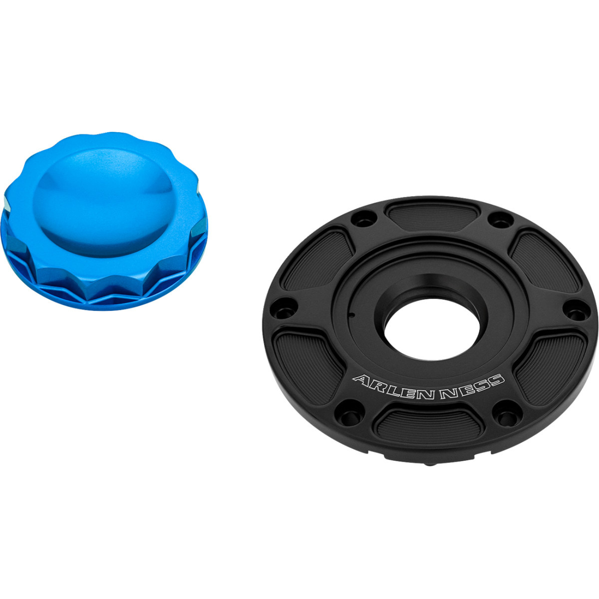 Arlen Ness #701-015 - 12 Point Gas Cap - Blue