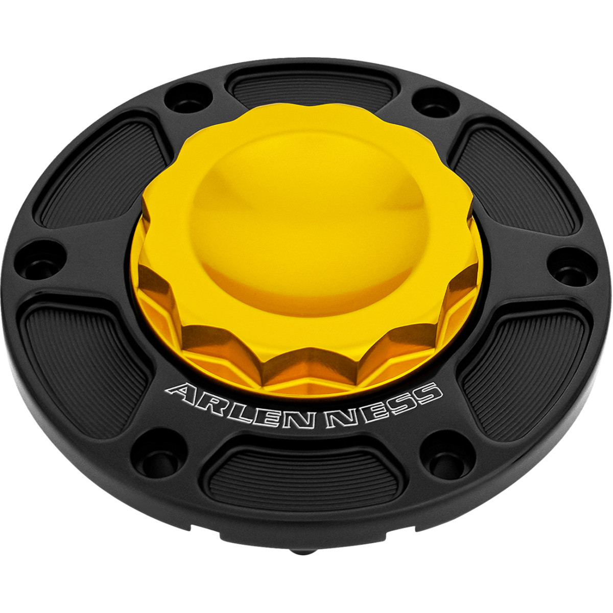 Arlen Ness #701-016 - 12 Point Gas Cap - Gold