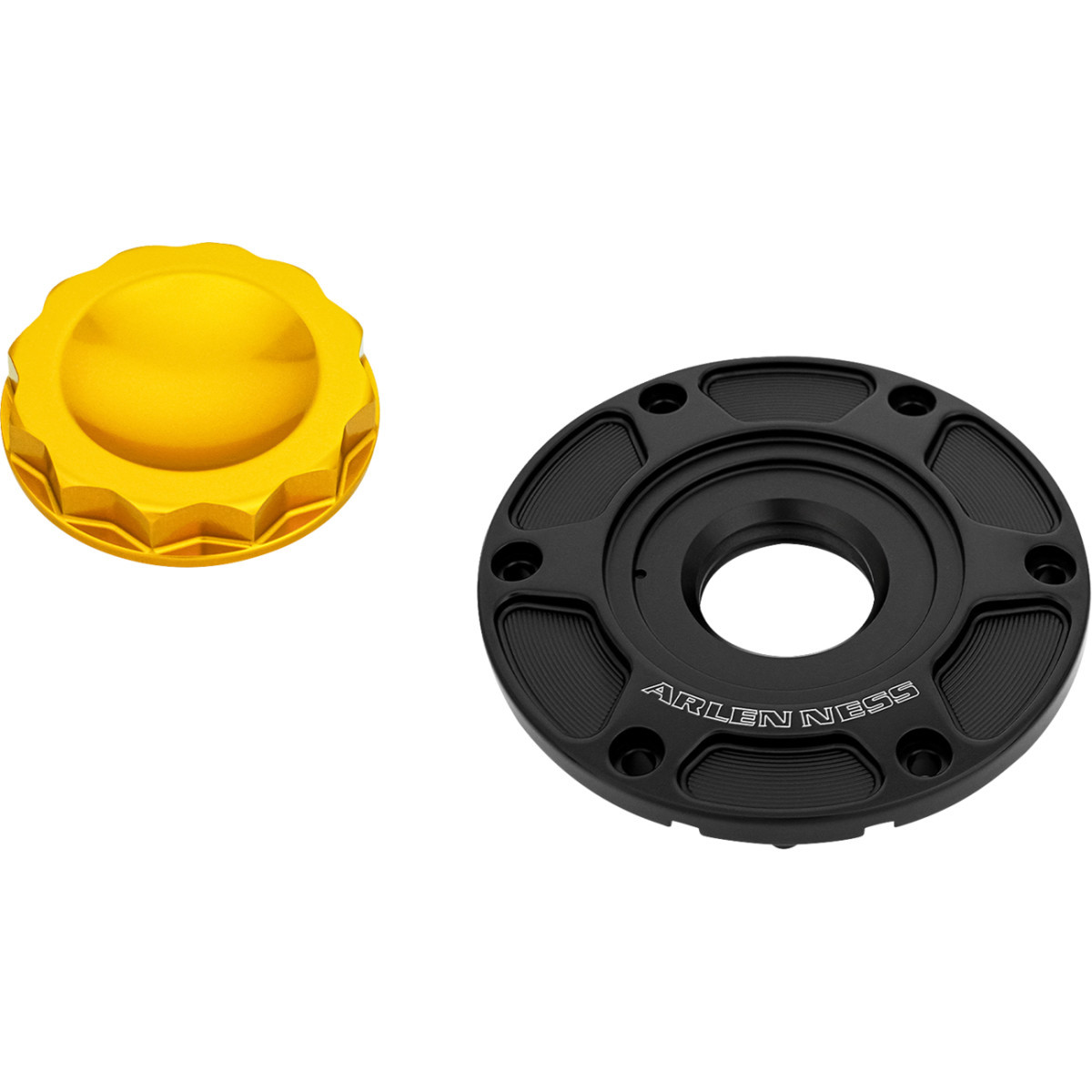 Arlen Ness #701-016 - 12 Point Gas Cap - Gold