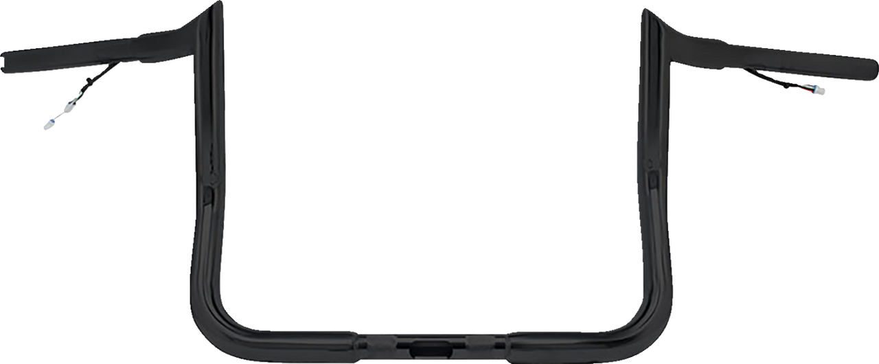 Bagger Nation #PYO:MBBPW-8 B - Pre-Wired Handlebar - Monkey Bar - 8" - Black