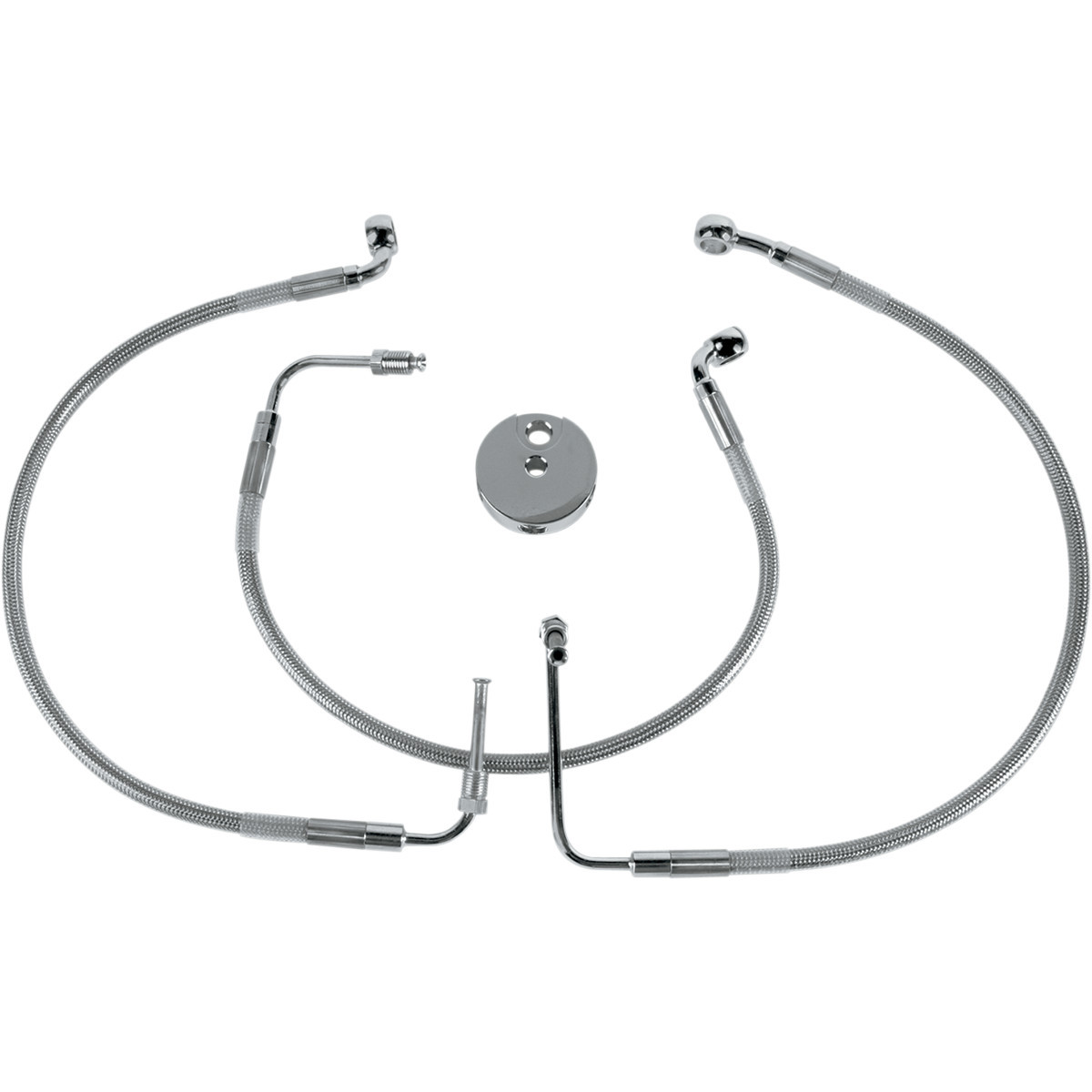 Drag Specialties - Brake Line - Front (Lower/Upper) - Stainless Steel