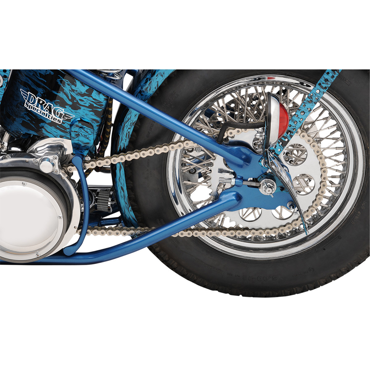 Drag Specialties - Rear Sprocket - Flat - 49 Tooth - Chrome - Big Twin