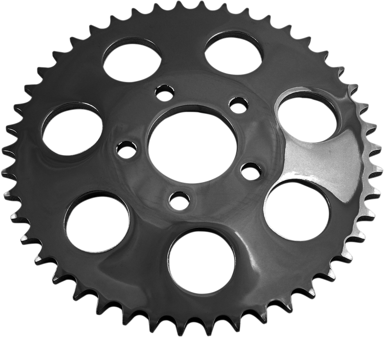 Rear Sprocket - Gloss Black - Dished - 46-Tooth