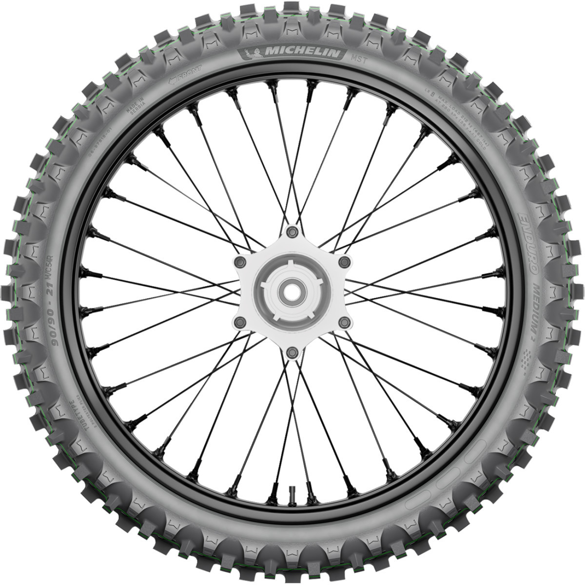 Michelin #04542 - Tire - Enduro Medium 2 - Front - 90/90-21 - 54R