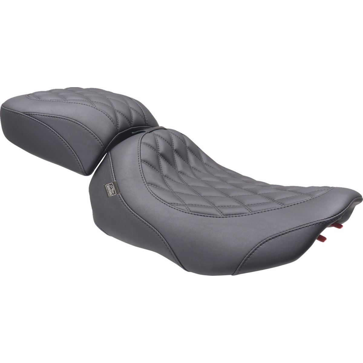 Mustang #89503 - Wide Tripper™ Seat - Solo - Black Stitching - FLT/FLH '23-'25