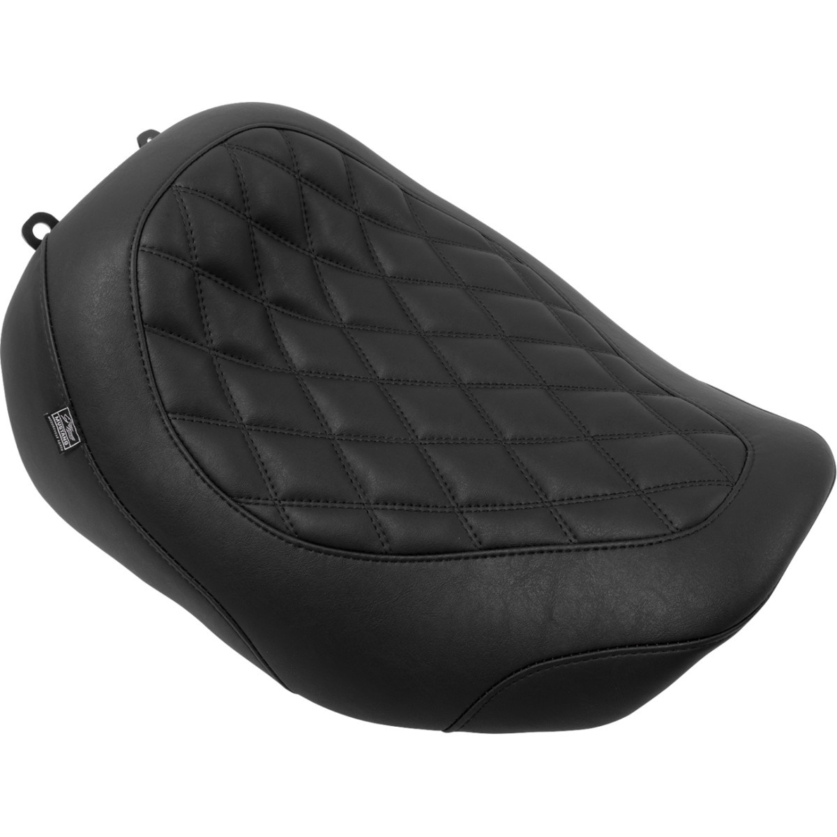 Mustang #88503 - Wide Tripper™ Seat - Solo - Black Stitching - FLT/FLH '23-'25