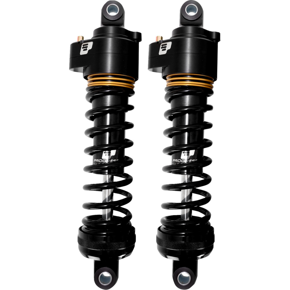Progressive Suspension #944-4001UL-QPS - 944 Series Shock - 12.5" - 11" Ride Height - Ultra Low-QPS - Standard - Black/Gold
