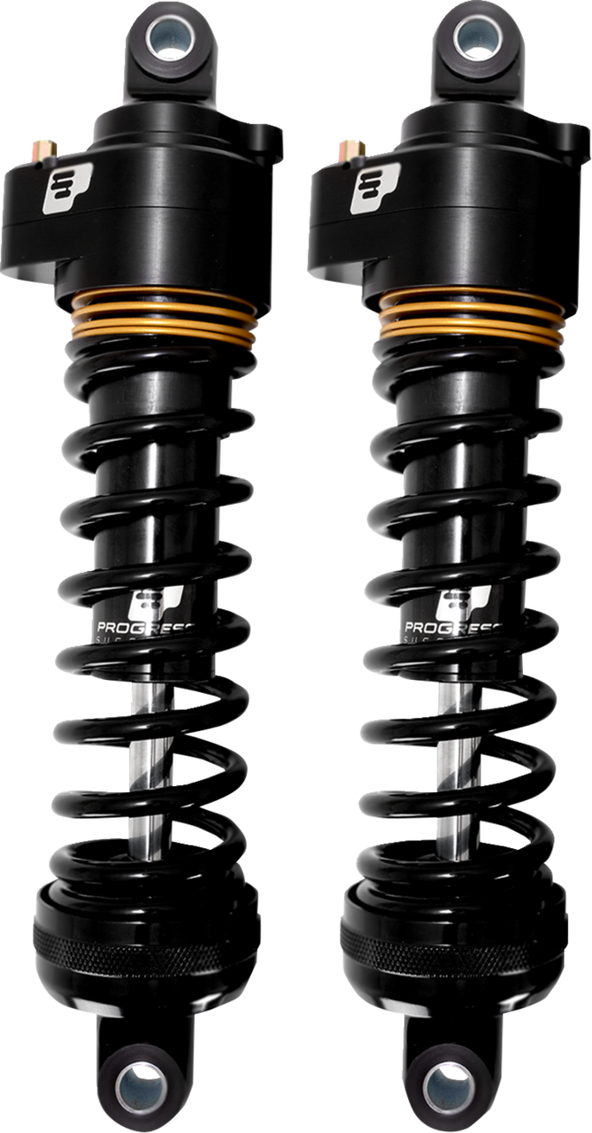 Progressive Suspension #944-4019UL-QPS - 944 Series Shock - Ultra Low-QPS - Heavy Duty - 12.5" - 11" Ride Height - Black/Gold