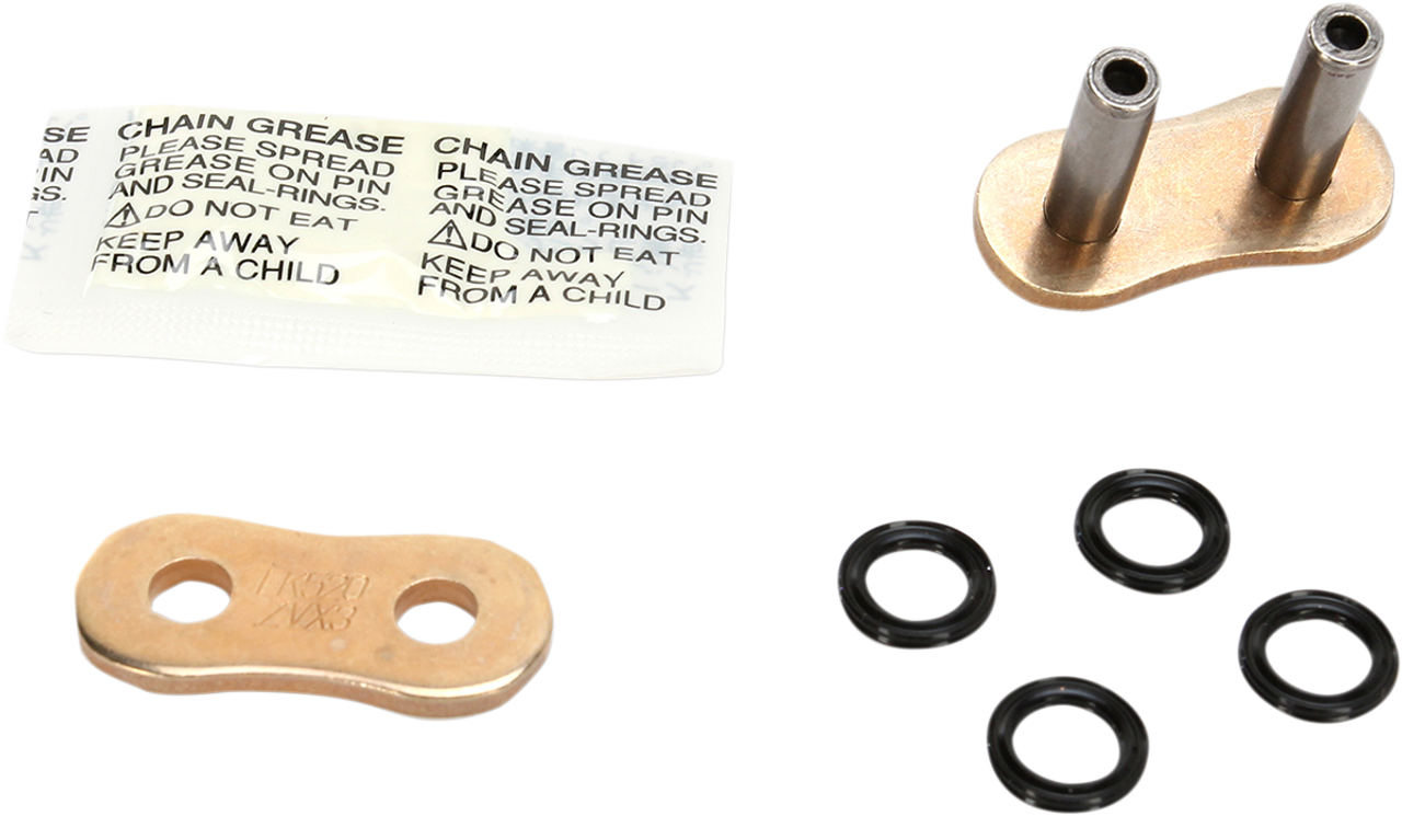 520 ZVX3 - Rivet Connecting Link - Chrome